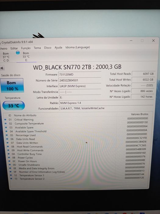 Ssd 2tb m2 2280 western digital wd black