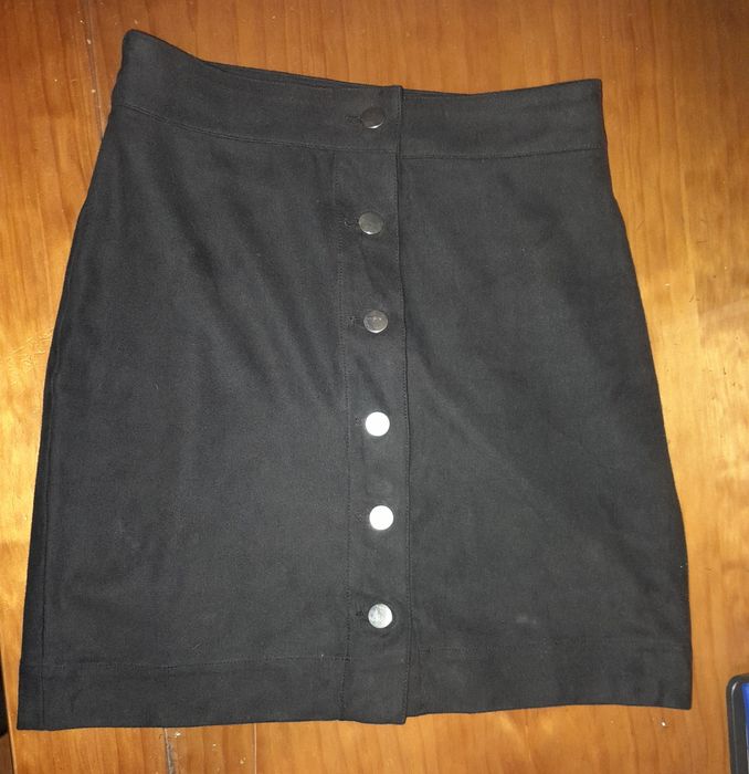 Mini saia aveludada tamanho S