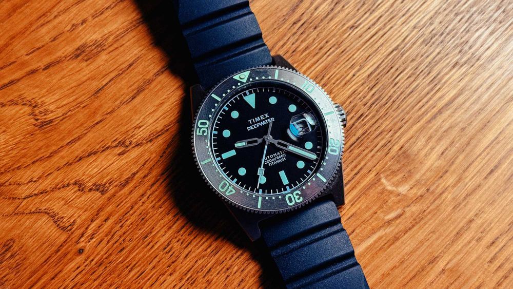 Zegarek Timex Deepwater Reef 200 Titanium Automatic - stan idealny