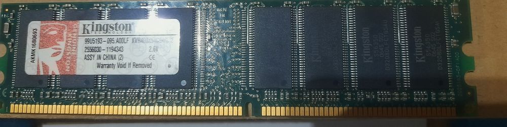 Memoria RAM Kingston 512MB KVR400X64C3A
