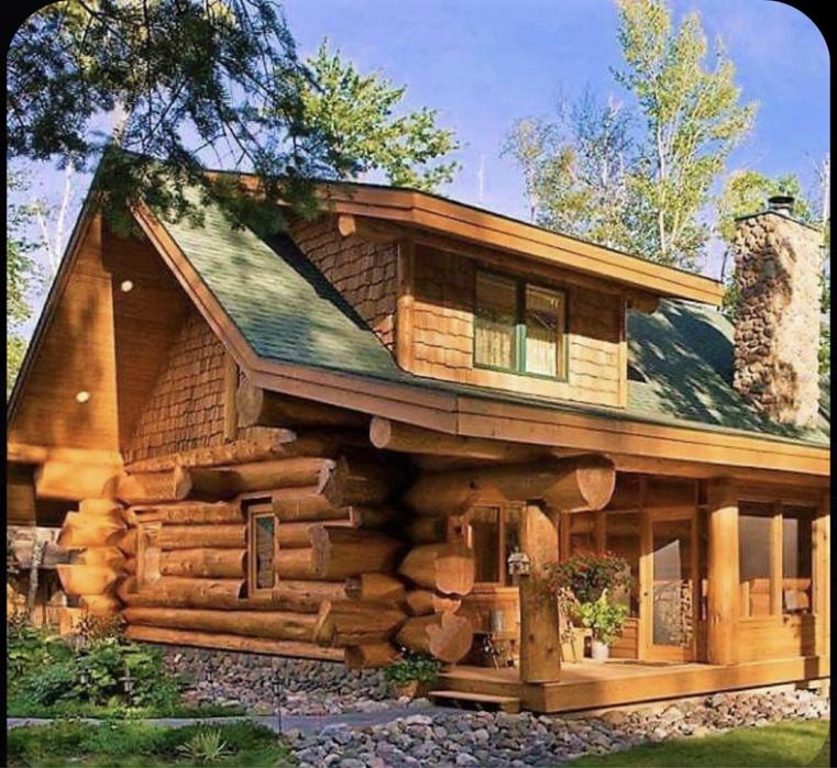 Дикий зруб, будинки з дикого зрубу, зруб