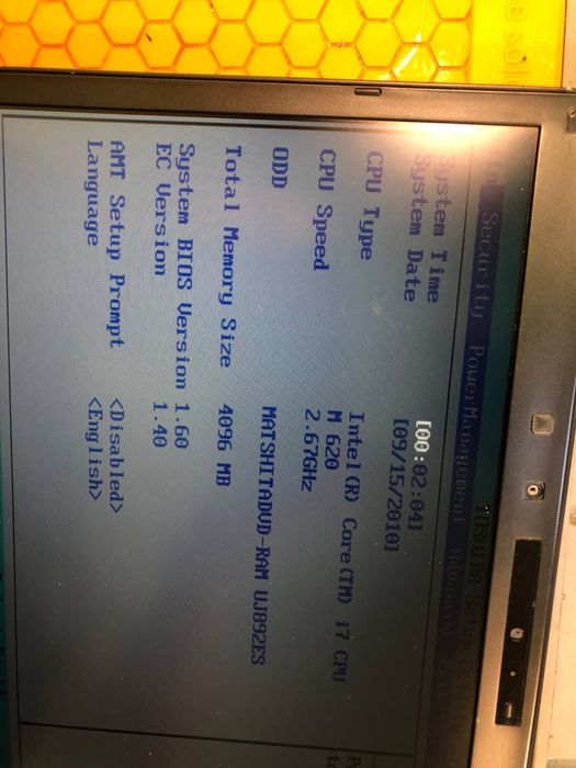 Toshiba portege r700 intel i7 m620