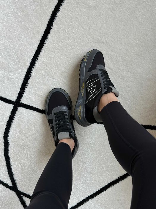 Кросівки Premiata Lander Triple Black/Grey premium