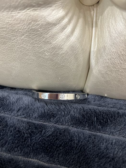 Браслет типу Cartier,сріблястого кольору