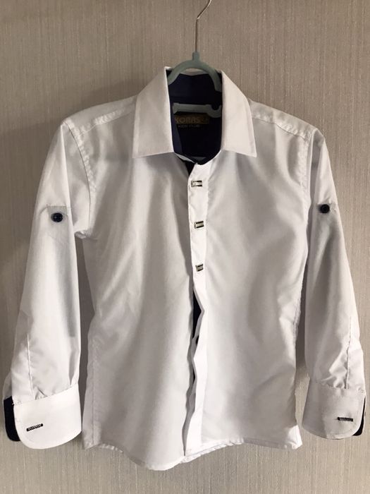 Рубашка белая. 110 см