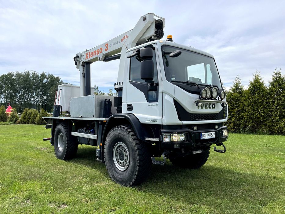 Podnośnik koszowy zwyżka 2015r IVECO EuroCargo 4x4 energetyka COMILEV
