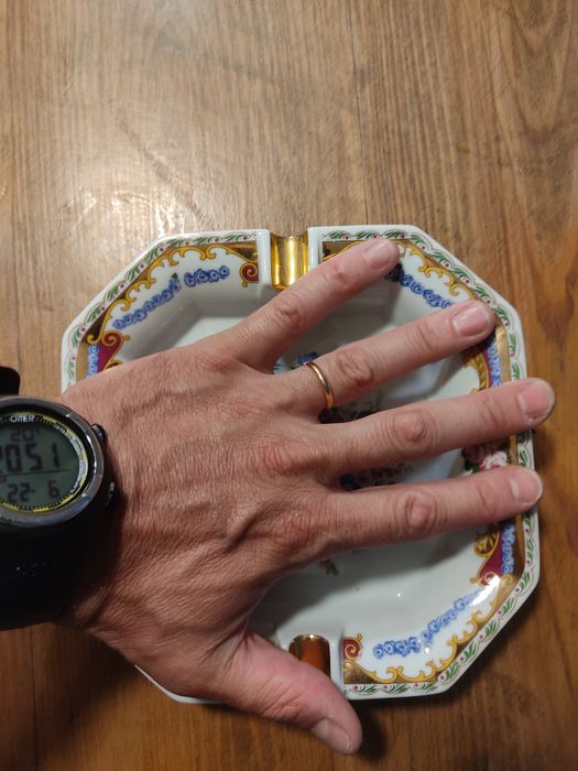 Cinzeiro em porcelana Limoges França