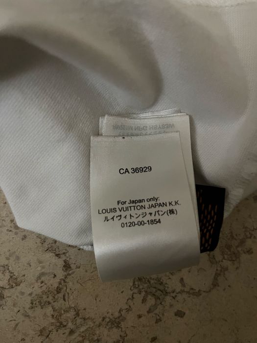 T-shirt branca Louis Vuitton