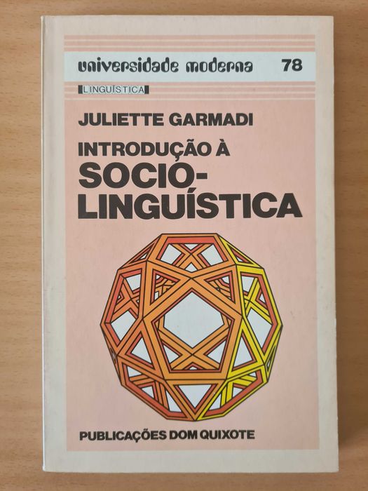 Livro "Introdução à Sociolinguística" de Juliette Garmadi
