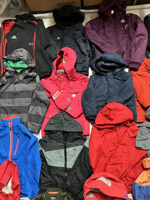 Секонд хенд оптом куртки дитячі тонкі весна  ціна за 1 кг