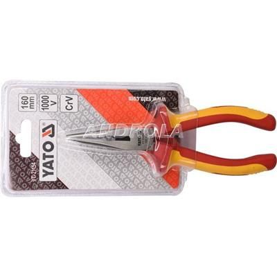 Szczypce wydłużone proste 160mm VDE Yato YT-21154
