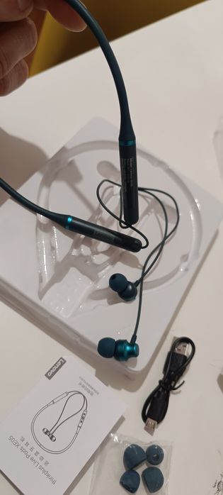 Fones de Ouvido Lenovo Original XE05 Magnético Esportivo