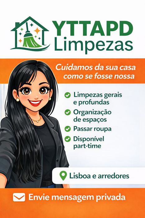 Serviços de limpezas e engomar