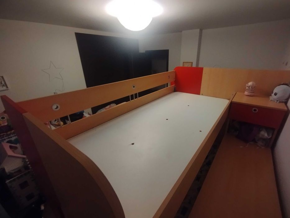 Beliche de madeira Gala Ranza com 3 camas 190x90 em bom estado