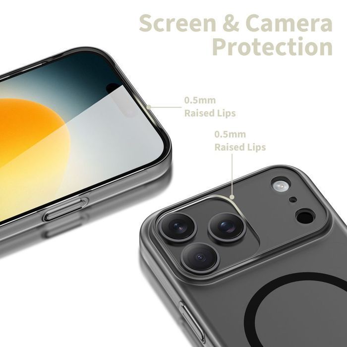 Tech-Protect magslim MagSafe iPhone 17 Pro Max matte/black