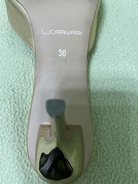 Сабо на шпильці натуральна шкіра