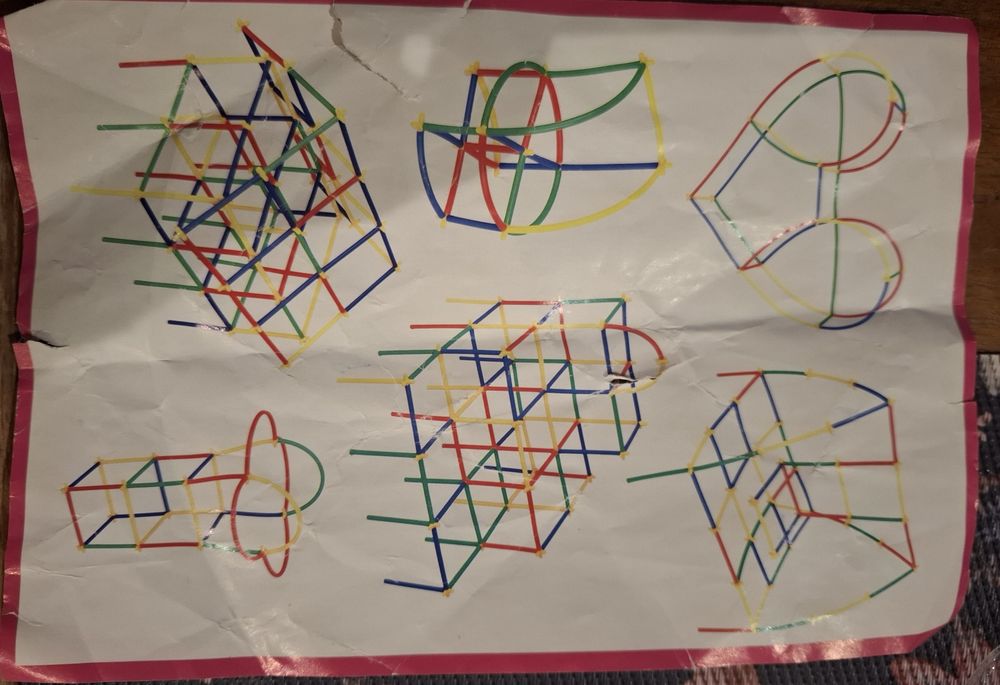 Klocki konstrukcyjne słomki