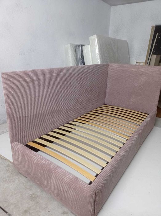 Łóżko tapicerowane 90/120/140/160/180/200 x200/SZTRUKS/WELUR/POJEMNIK