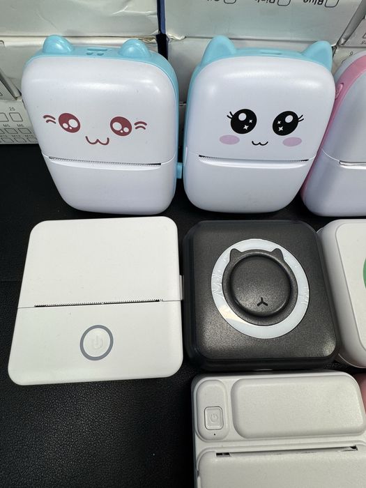 Міні принтер Дитячий принтер Портативний принтер термо міні є папір