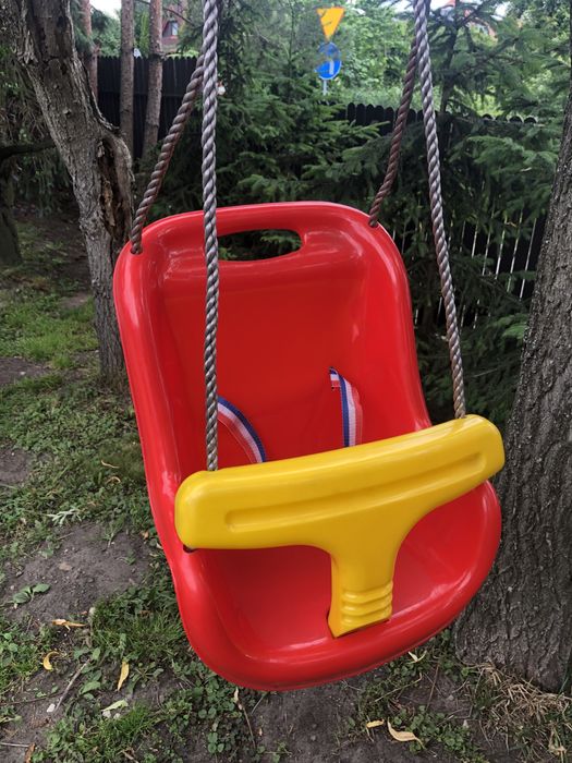 Siedzisko huśtawki czerwone 2 w 1 37x23x40 cm OBI