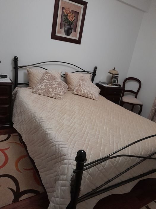 Edredão de casal em veludo