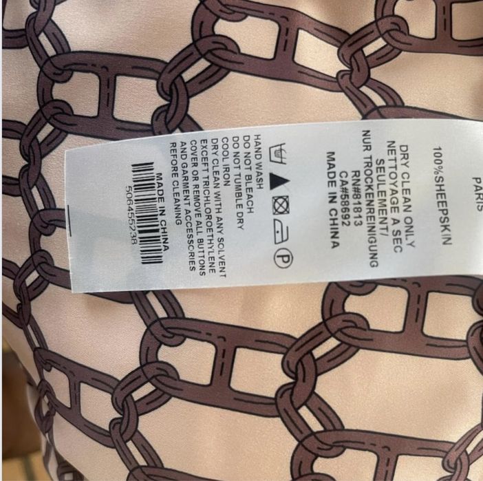 Kurtka skóra 100%  ocieplana S/M