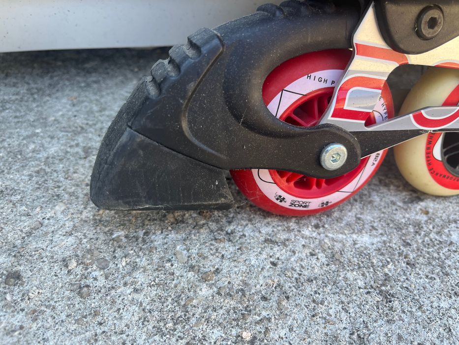 Patins em linha com travões novos