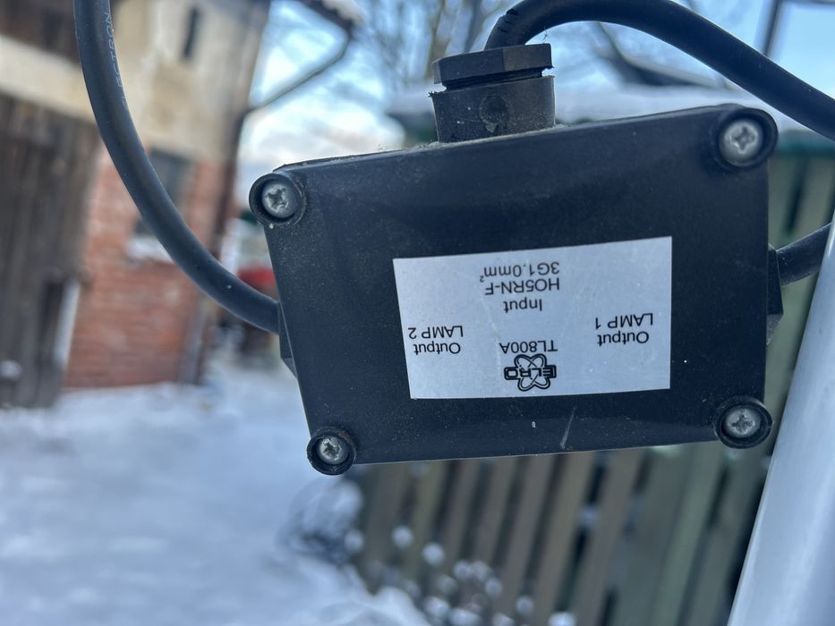 Halogen podwójny na statywie 2 m