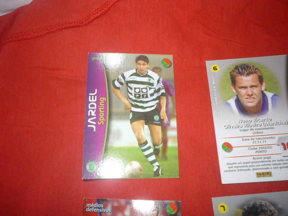 Cartões Panini "Mega Craques": 2 euros