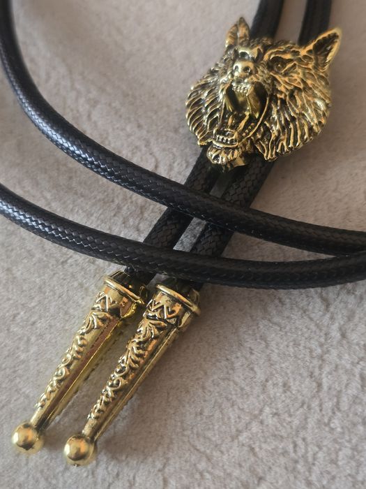 Elegancki BOLO Krawatnik ozdoba brosza myśliwska dla DIANY na HUBERTUS