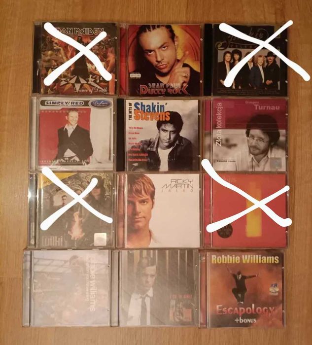 Płyty CD różne 22 sztuki