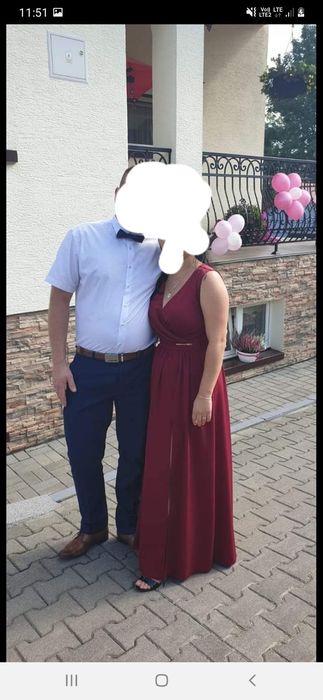 Długa suknia wizytowa rozm. 38