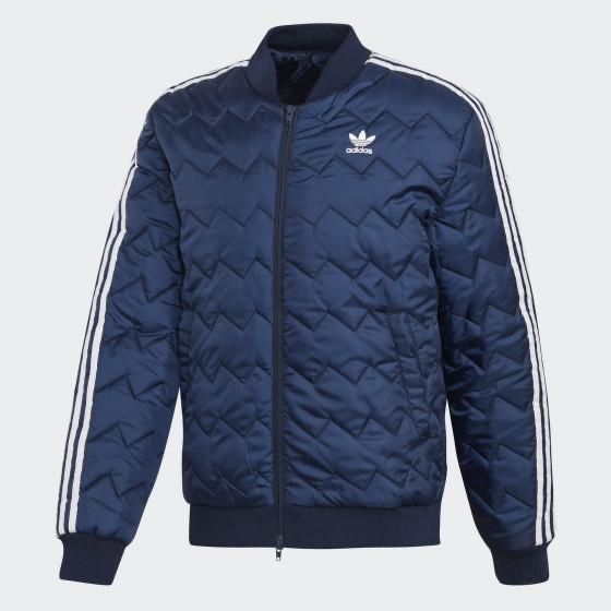 Куртка темно-синя стьобана Adidas Originals SST