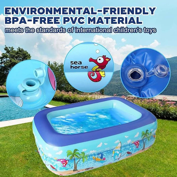 Nadmuchiwany basen dla dzieci PVC 120x70x28cm