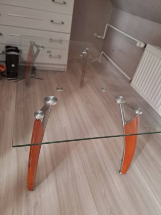 Stolik kawowy szklany blat