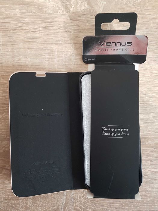 Etui Kabura Book z ramką do Iphone 13 Pro Max czarna