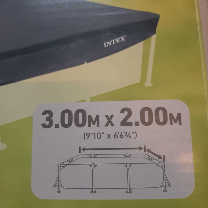 Cobertura de piscina INTEX 3x2m - MADEIRA - CANIÇO