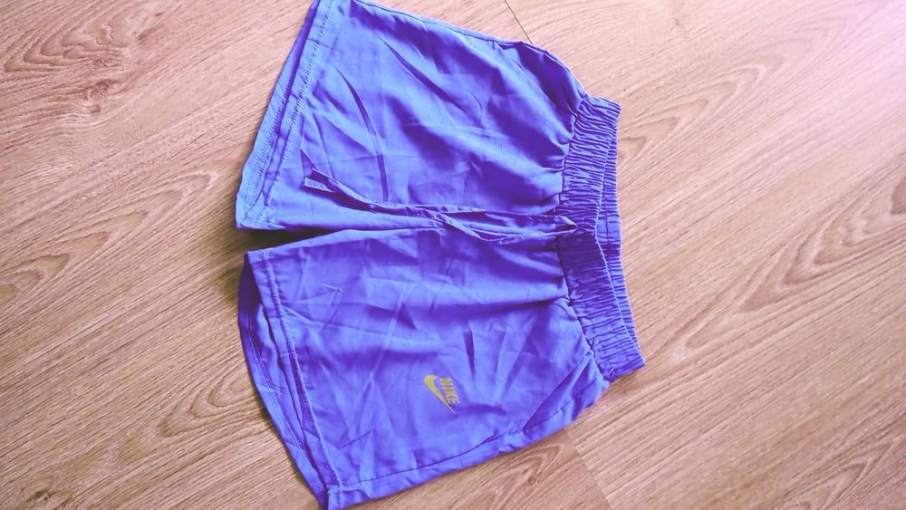 Spodenki niebieskie nike