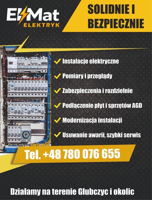 Elektryk. Uslugi instalacyjne