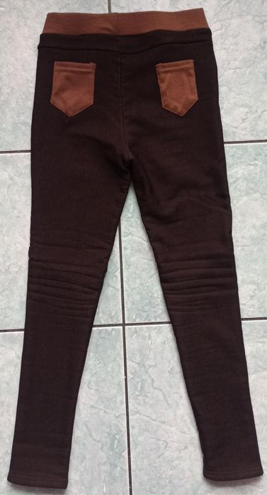 Spodnie/legginsy dziewczęce ocieplane.