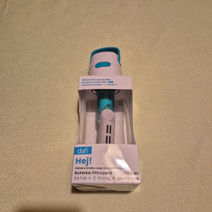 Nowy butelka filtrujaca Dafi 0.5l, 2 filtry w zestawie - solid