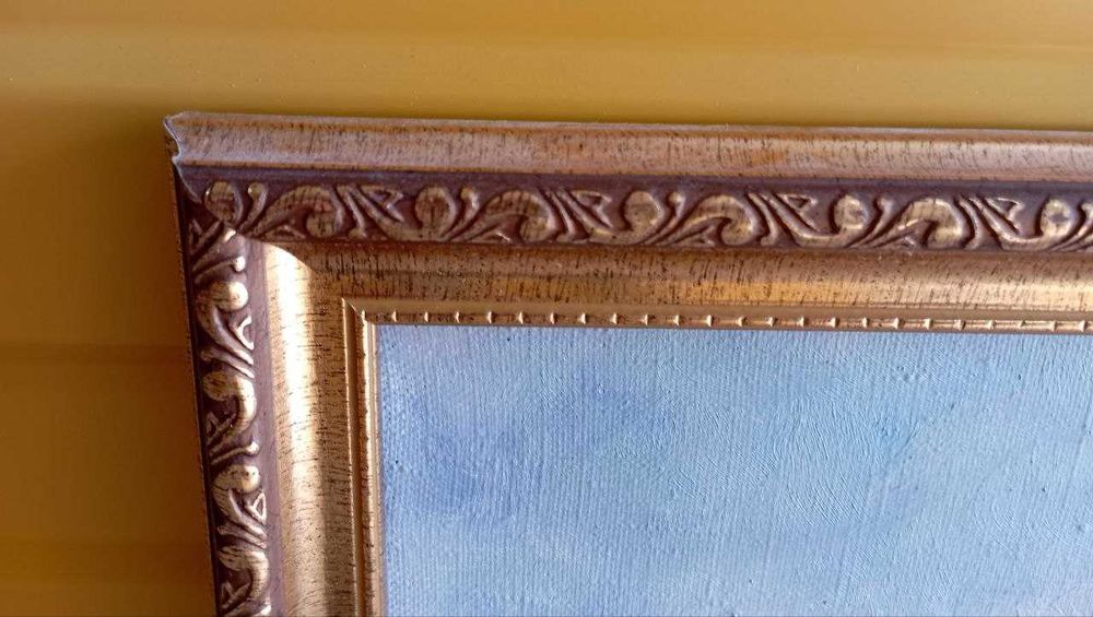 Картина. Деревенская осень. 55*40 см