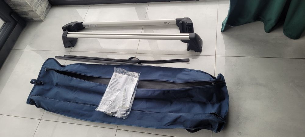 Nowe oryginalne relingi dachowe, bagażnik  VW Passat B8 polecam