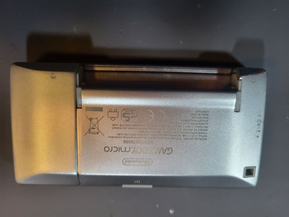 Gameboy Micro Cinza