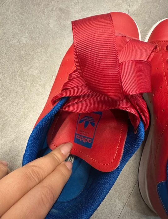 Adidas Stan Smith Red and Blue