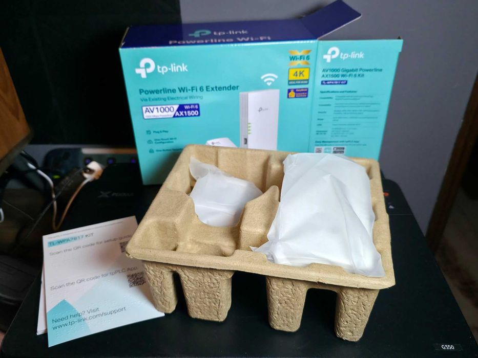 TP-Link TL-WPA7817 Kit | AV1000 Powerline AX1500 Wi-Fi 6 Kit