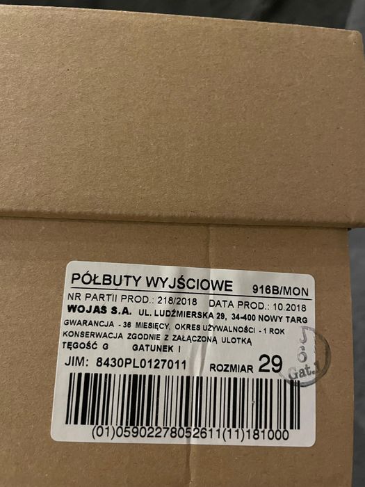 Półbuty wyjściowe 916B/MON - WOJAS