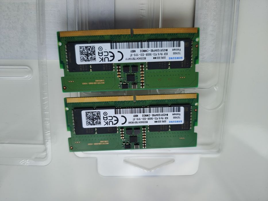 Оперативна пам’ять Samsung 5600 DDR5 SODIMM 16GB (2x8GB)