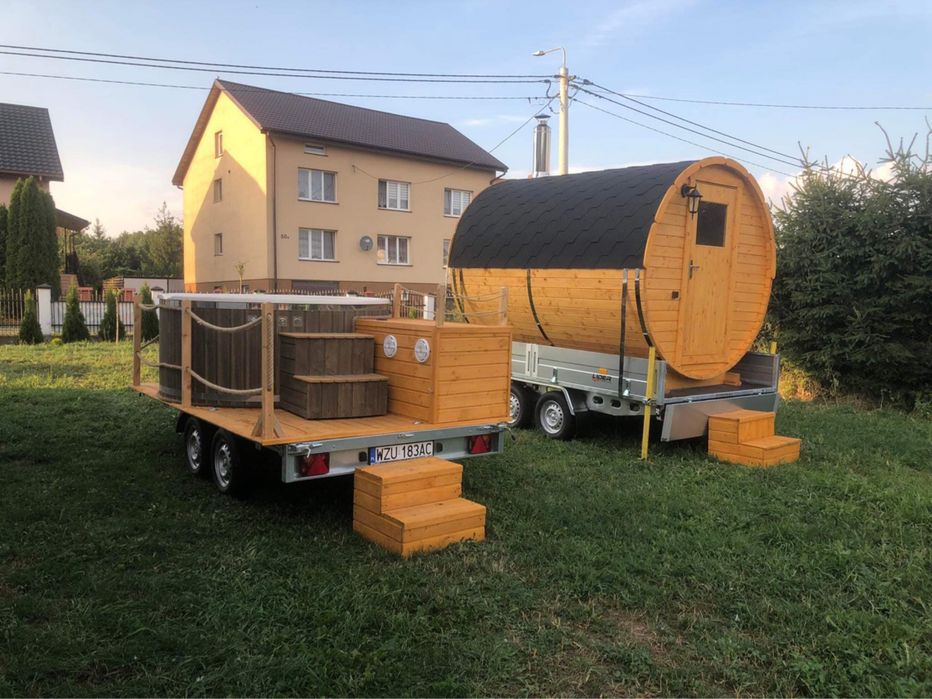 Wynajem mobilnej bali / sauny / jacuzzi / bani / beczki