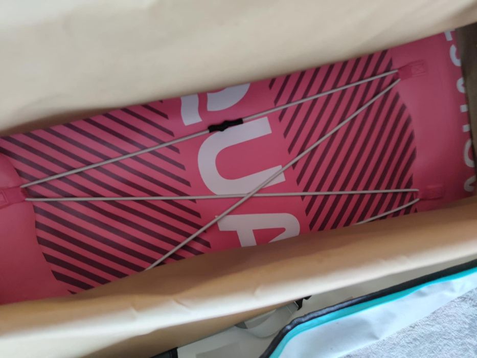 Deska SUP pompowana deska SUP AQUASTIC Perth Pro 11'2" allround różowy